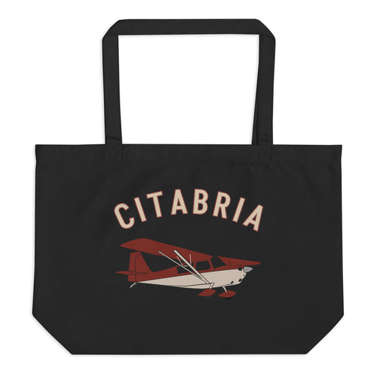 Large CITABRIA organic beach and travel tote bag.