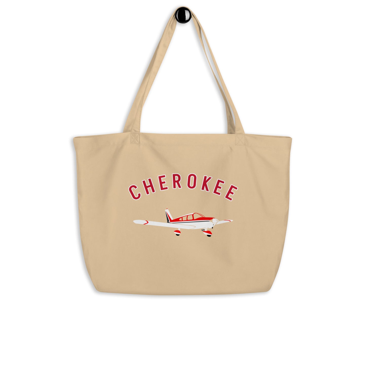 Large CHEROKEE organic beach and travel tote bag