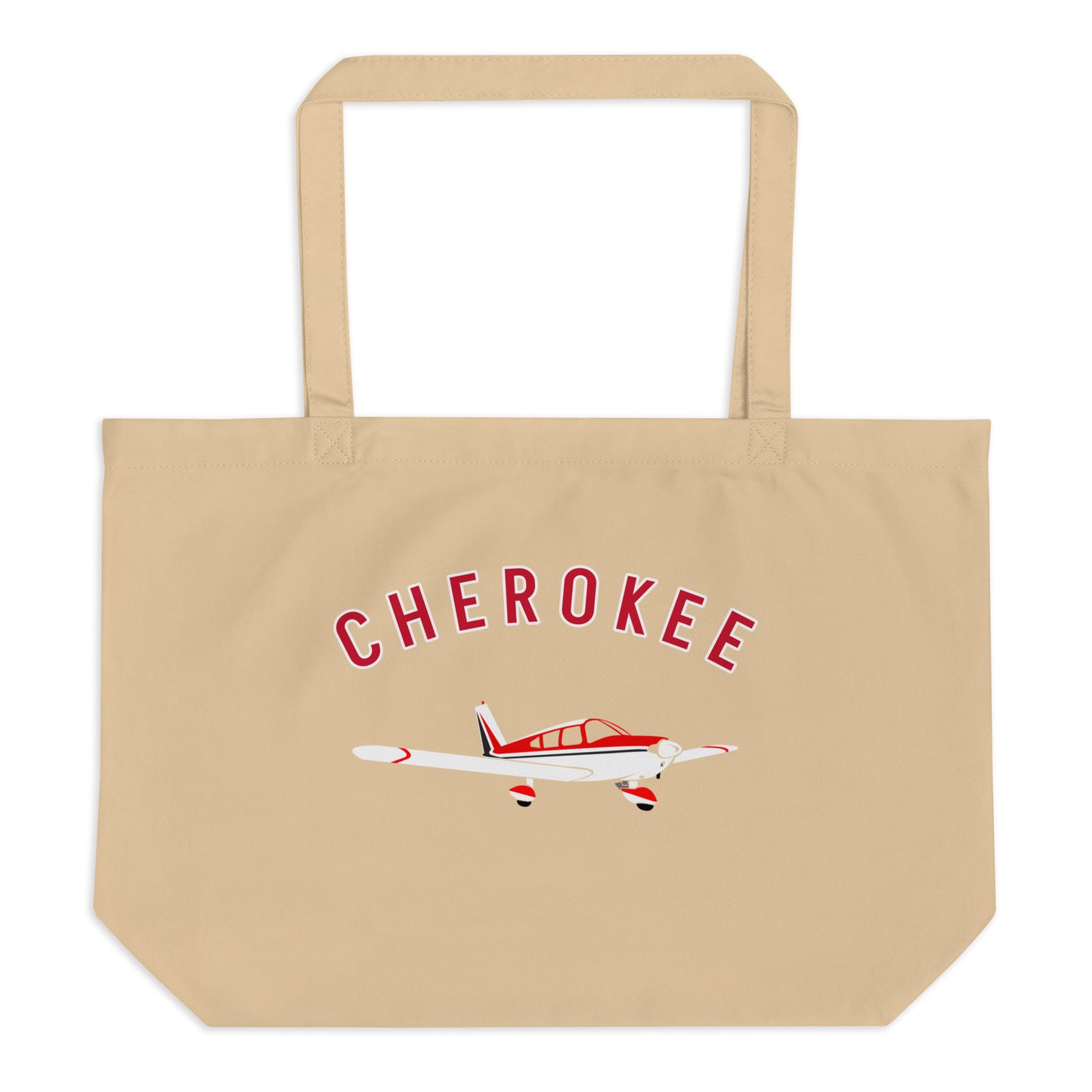 Large CHEROKEE organic beach and travel tote bag