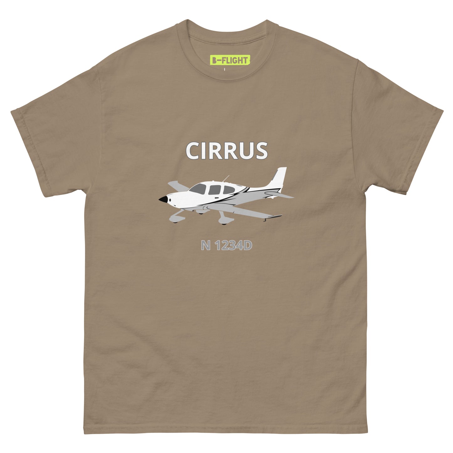 CIRRUS - CUSTOM N Number - Aviation Men's classic fit cotton tee - Minimum order 3