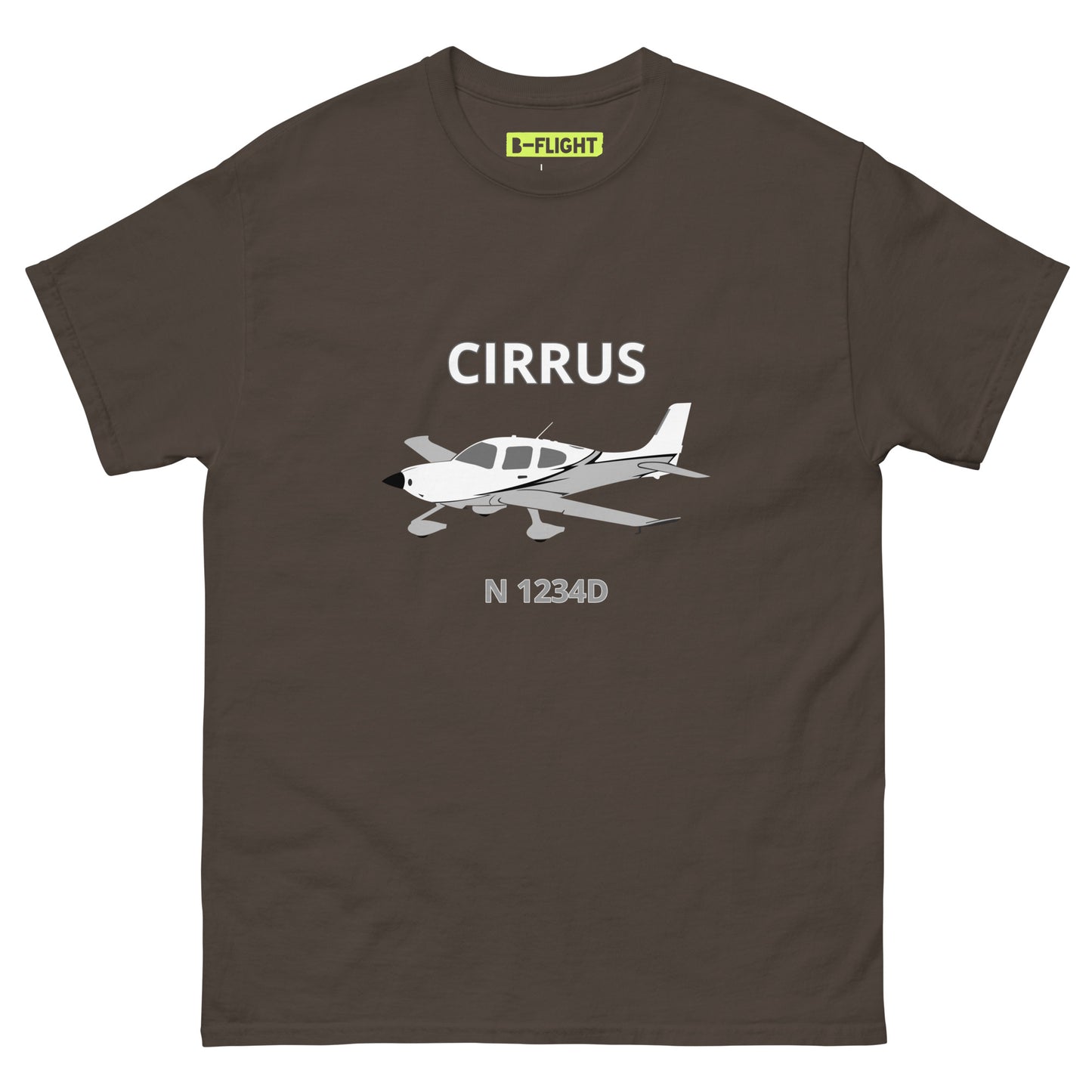 CIRRUS - CUSTOM N Number - Aviation Men's classic fit cotton tee - Minimum order 3