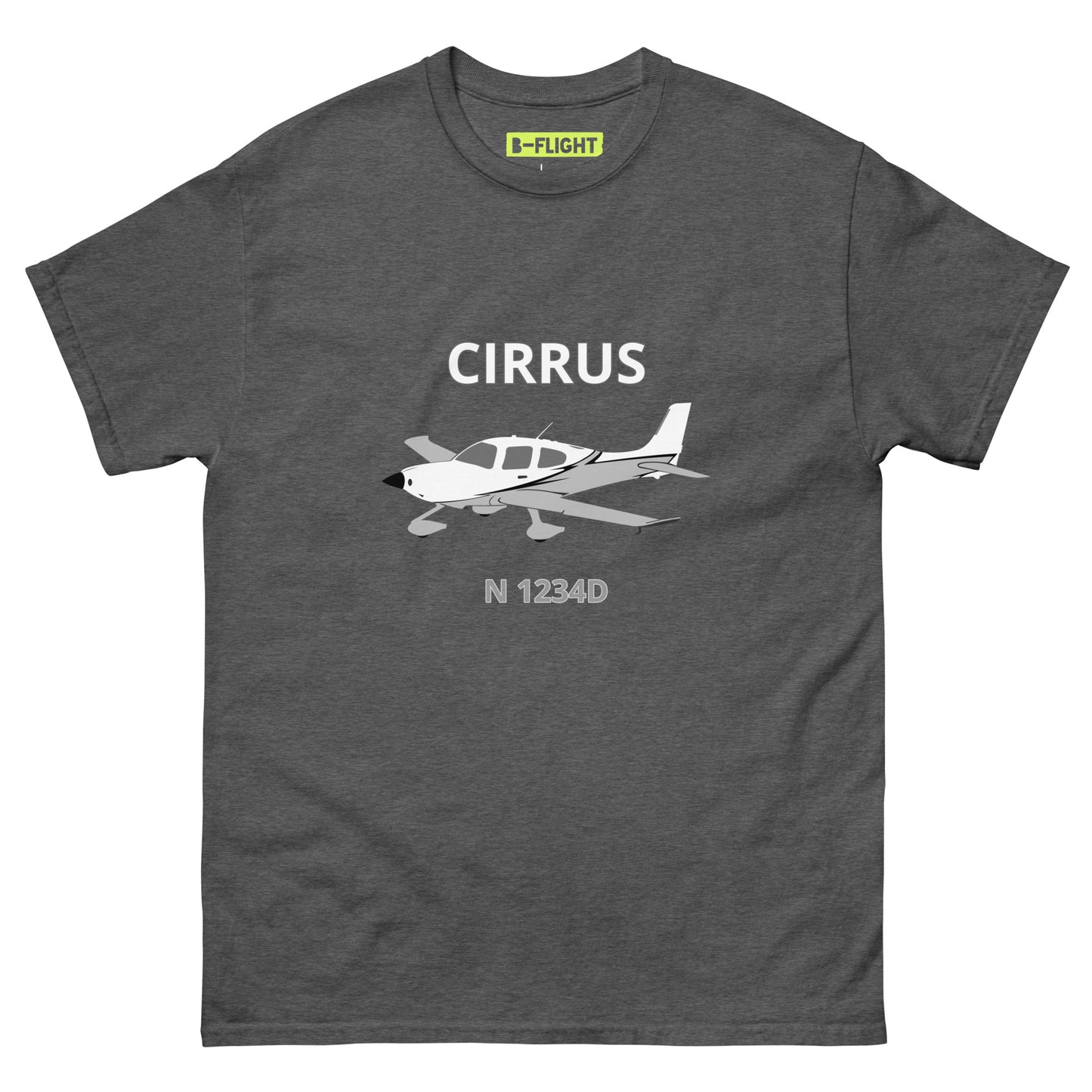 CIRRUS - CUSTOM N Number - Aviation Men's classic fit cotton tee - Minimum order 3