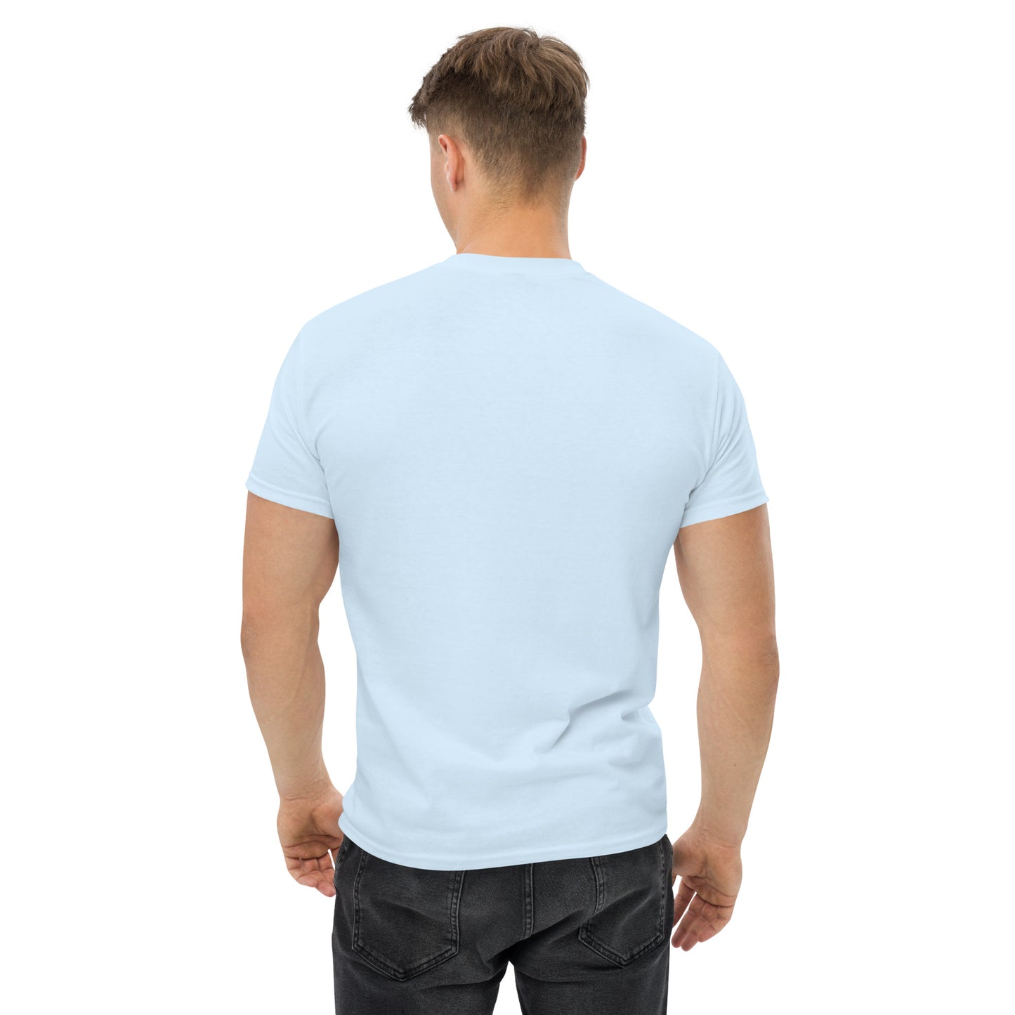 CIRRUS Blue-White  CUSTOM N Number Men's classic fit aviation tee