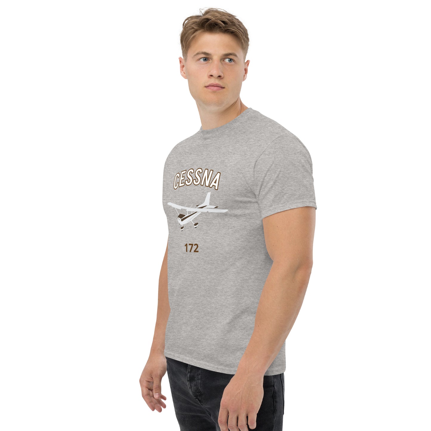 CESSNA 172 Skyhawk  CUSTOM N Number  printed aviation tee - classic fit