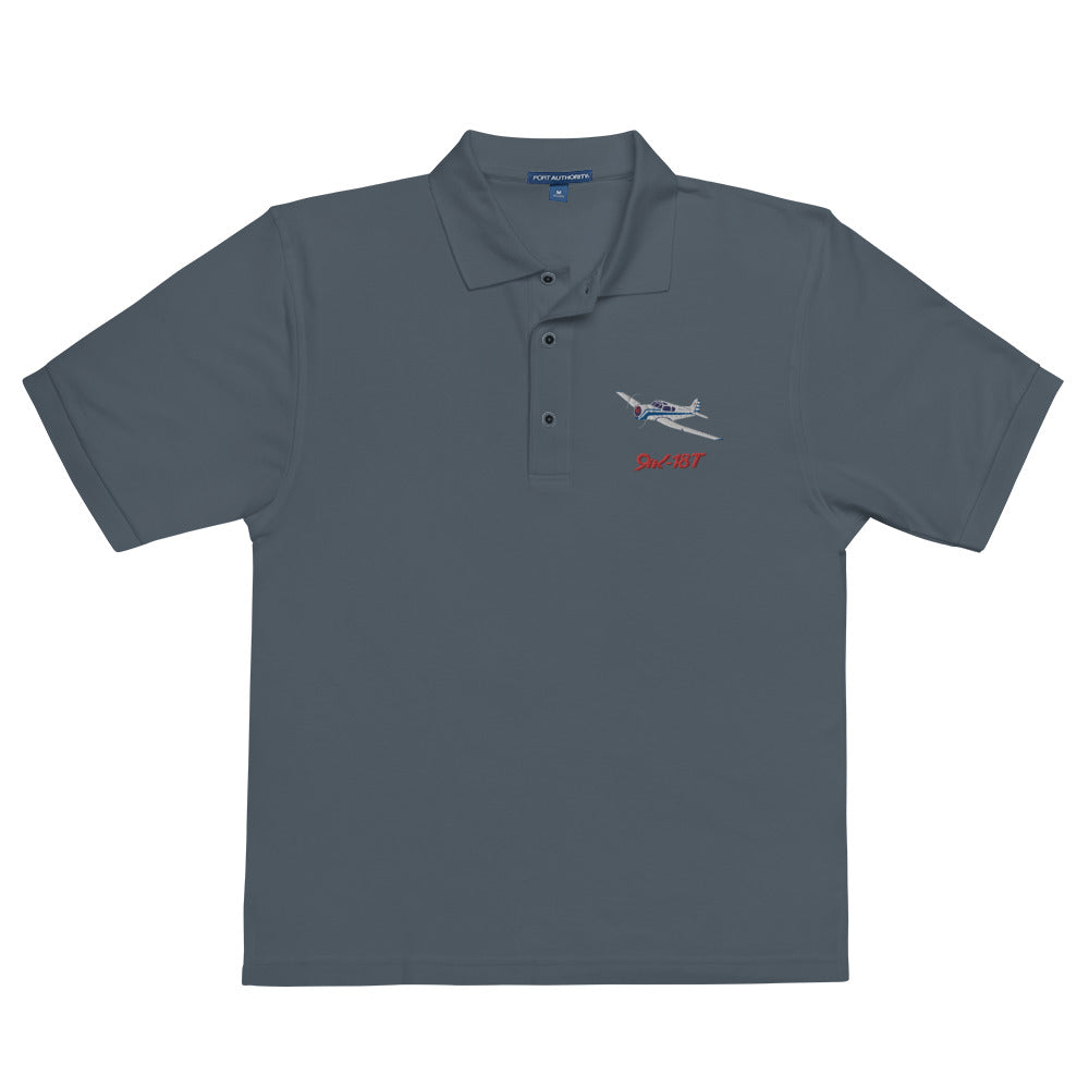 YAK 18T Embroidered Men's Premium Aviation Polo