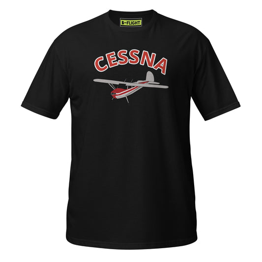 CESSNA 140 Polished-red airplane soft Short-Sleeve Unisex T-Shirt