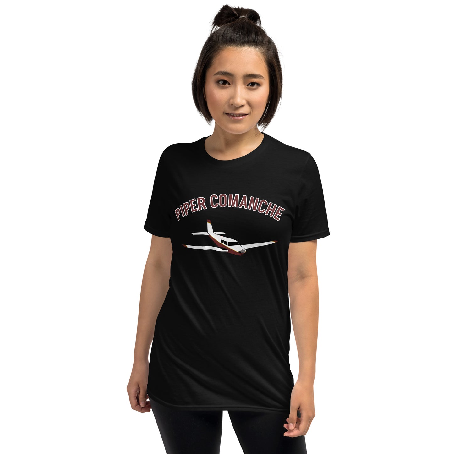 PIPER COMANCHE  aviation graphic classic fit soft style Short-Sleeve Unisex T-Shirt