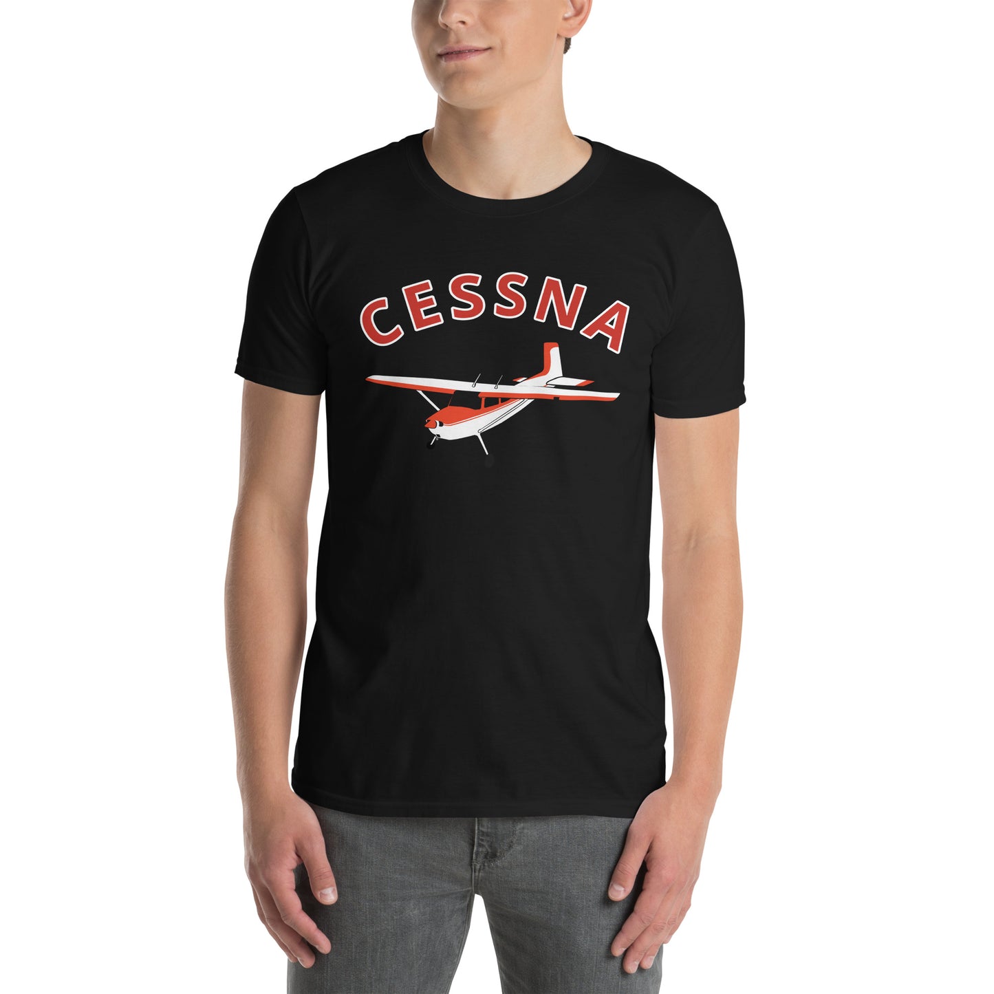 CESSNA 180 Skywagon Short-Sleeve classic fit aviation soft T-Shirt