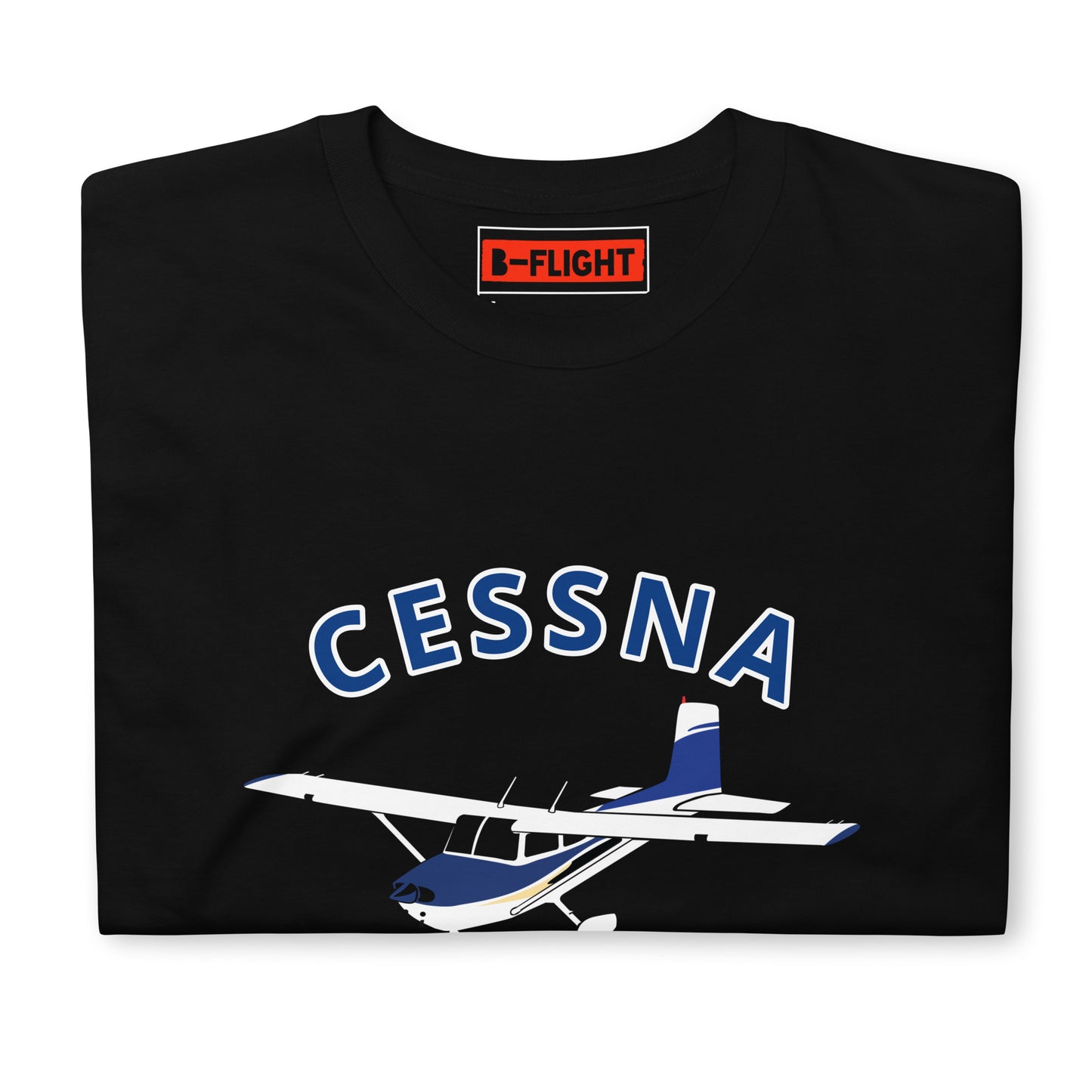 CESSNA 182 Straight tail  Short-Sleeve Unisex  Soft Aviation T-Shirt