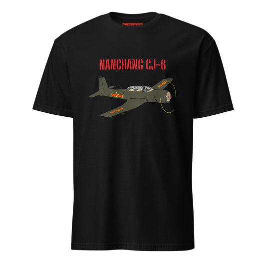 Warbird Nanchang CJ-6 Aviation Printed Short-Sleeve Unisex T-Shirt