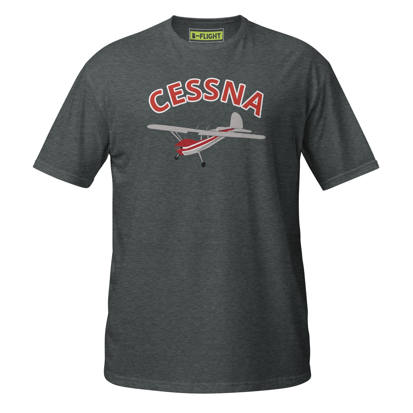 CESSNA 140 Polished-red airplane soft Short-Sleeve Unisex T-Shirt