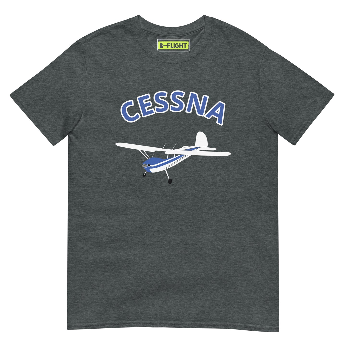 CESSNA 140 white - blue aircraft Classic fit Men's aviation tee.