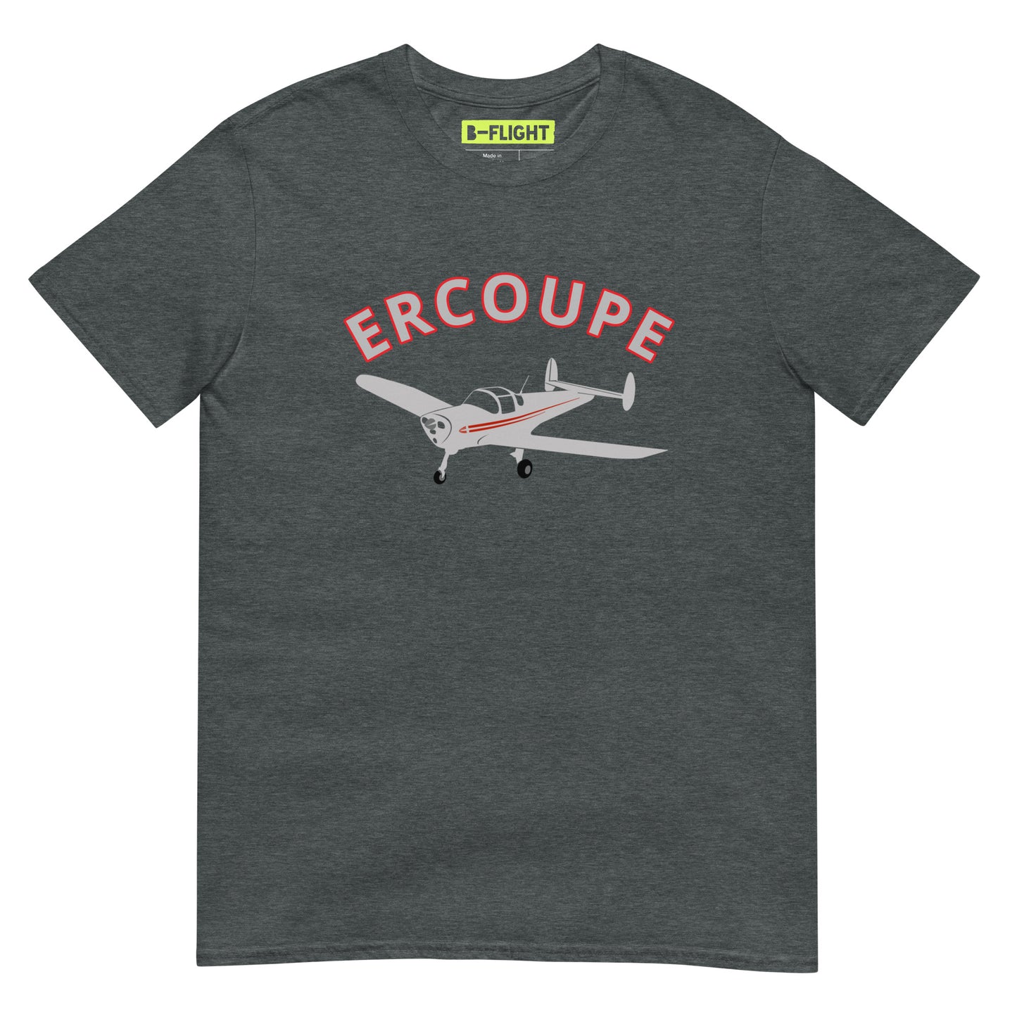 ERCOUPE Printed Short-Sleeve Unisex Classic Fit Aviation T-Shirt