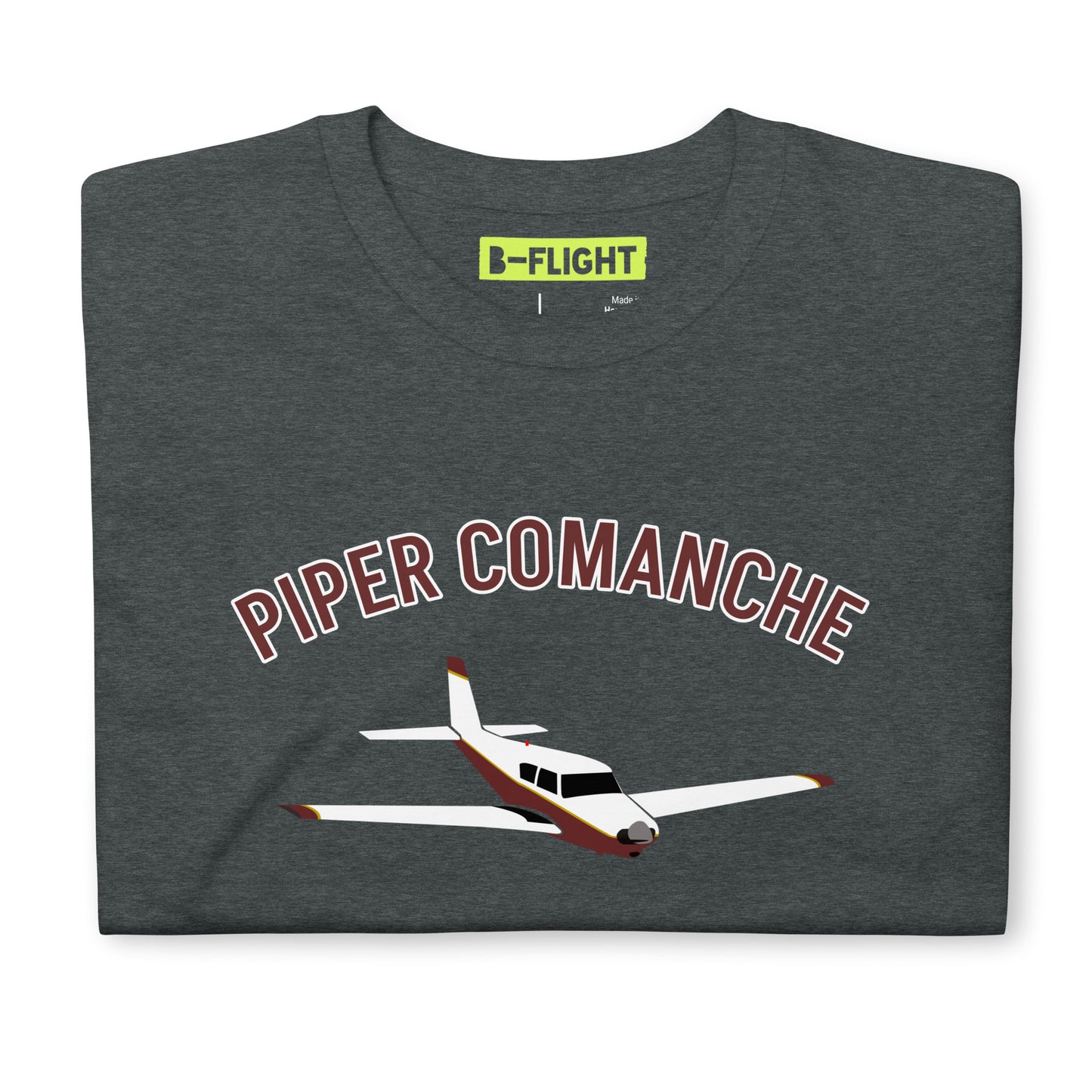 PIPER COMANCHE  aviation graphic classic fit soft style Short-Sleeve Unisex T-Shirt