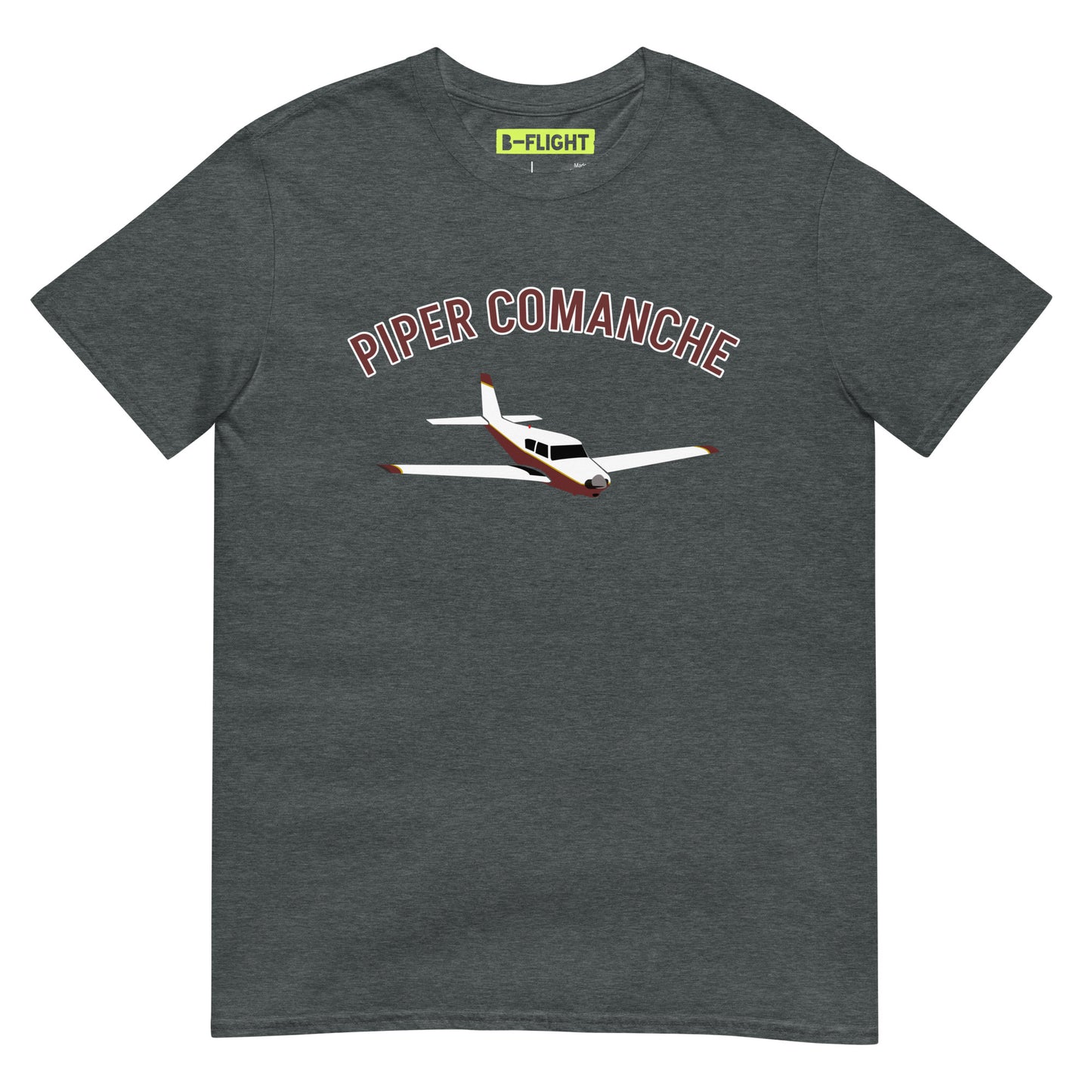 PIPER COMANCHE  aviation graphic classic fit soft style Short-Sleeve Unisex T-Shirt