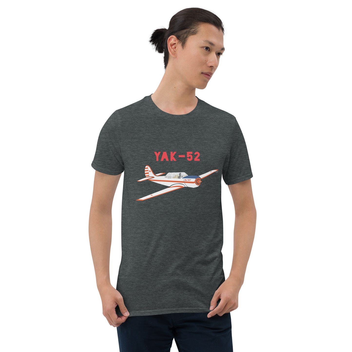 Yak-52 Printed Short-Sleeve Unisex aviation T-Shirt