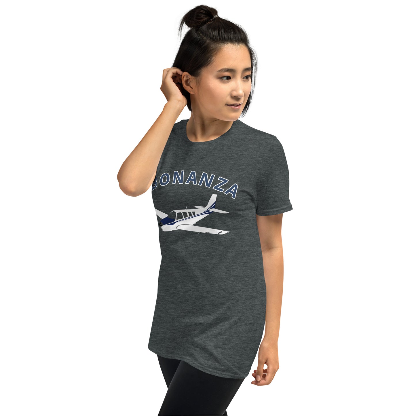 BONANZA A36  Blue paint Graphic Short-Sleeve Unisex classic fit aviation T-Shirt.