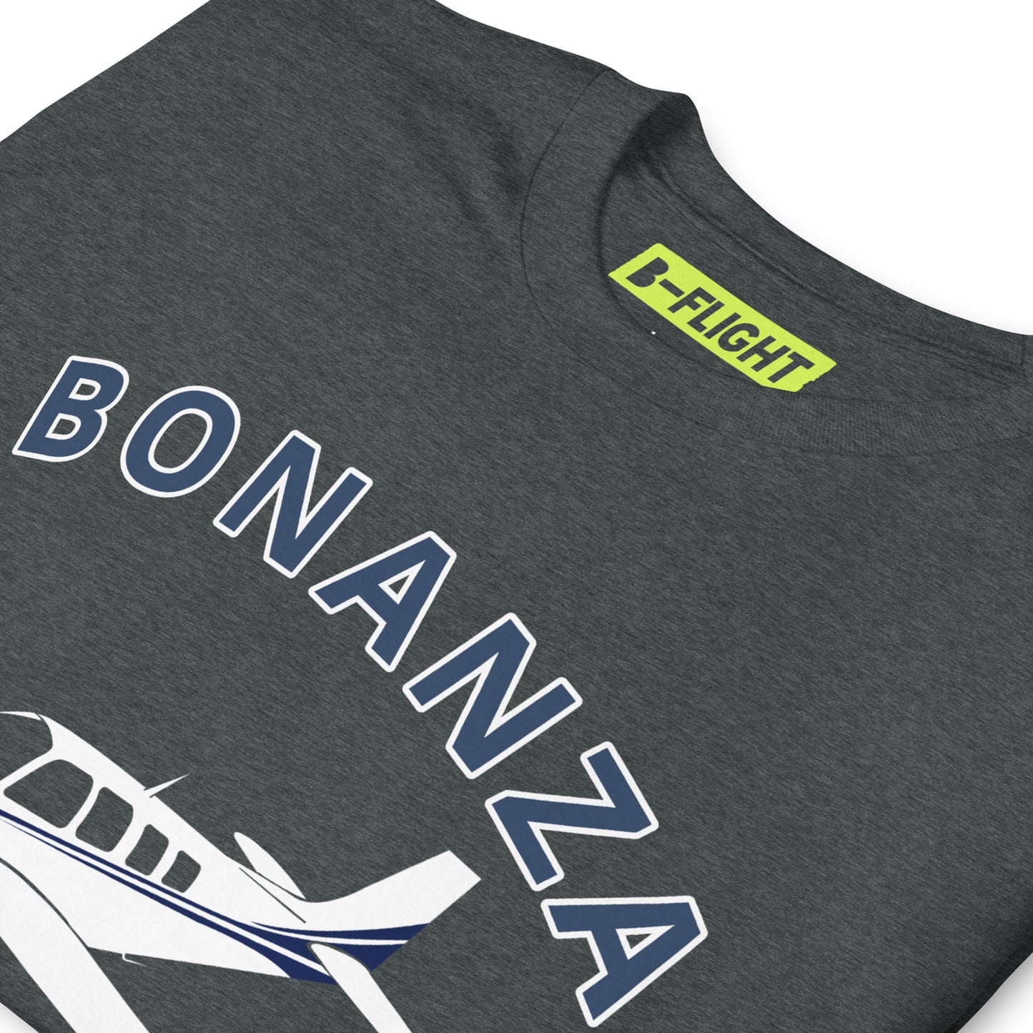 BONANZA A36  Blue paint Graphic Short-Sleeve Unisex classic fit aviation T-Shirt.