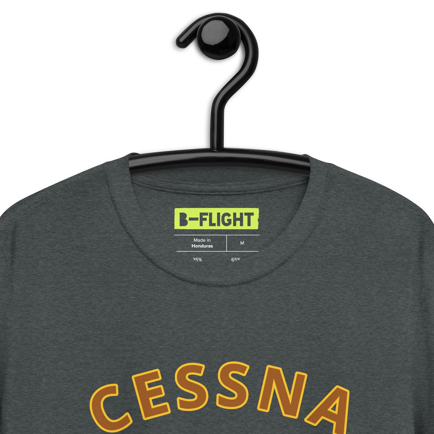 CESSNA 172 Skyhawk retro yellow Soft Short-Sleeve Unisex Aviation T-Shirt