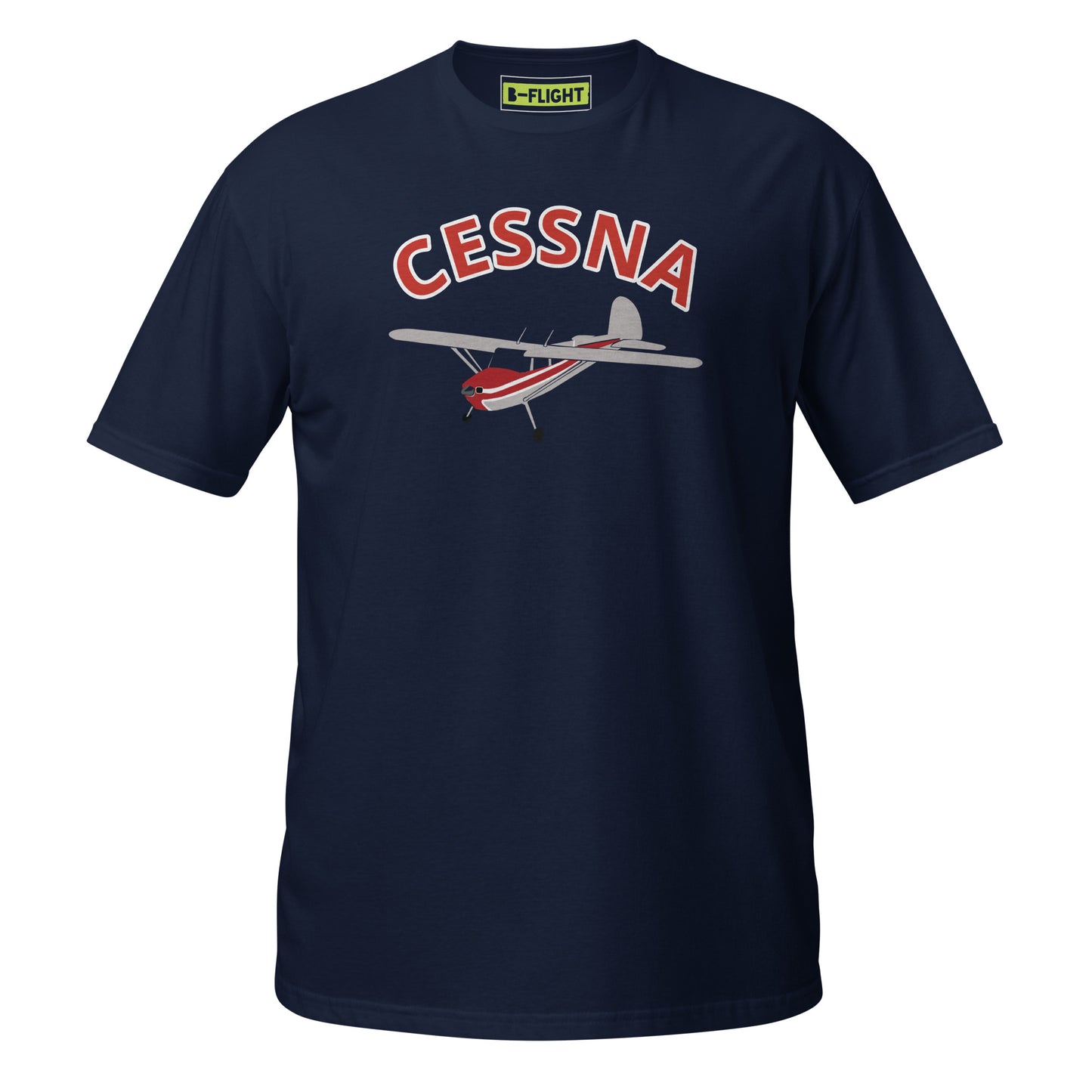 CESSNA 140 Polished-red airplane soft Short-Sleeve Unisex T-Shirt