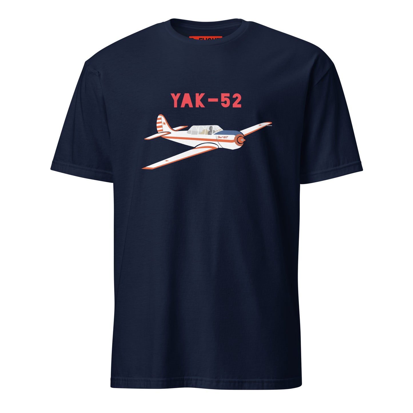 Yak-52 Printed Short-Sleeve Unisex aviation T-Shirt