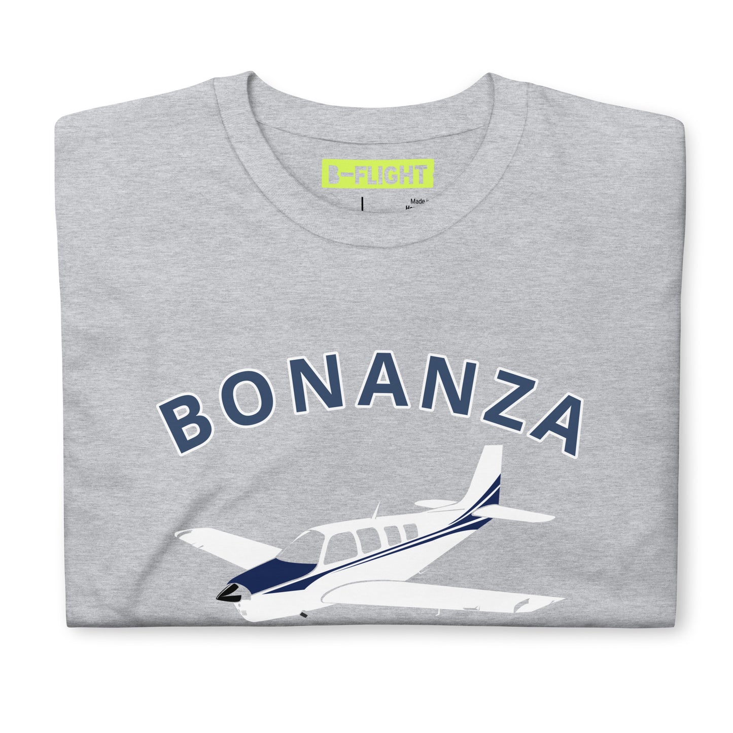 BONANZA A36  Blue paint Graphic Short-Sleeve Unisex classic fit aviation T-Shirt.