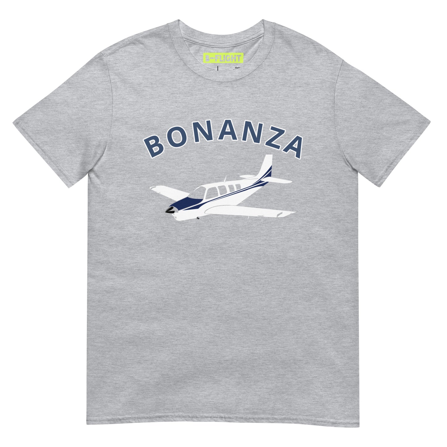 BONANZA A36  Blue paint Graphic Short-Sleeve Unisex classic fit aviation T-Shirt.