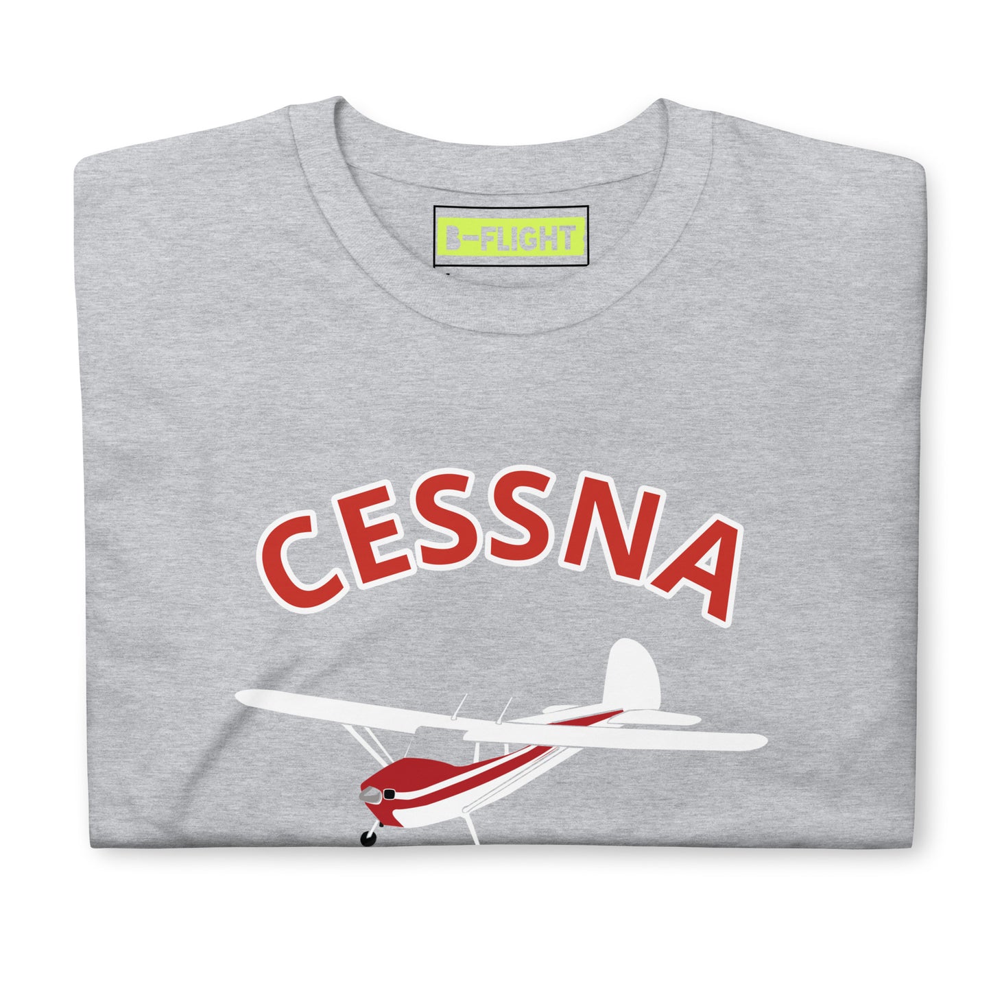 CESSNA 140 white - red aircraft Classic fit Men's aviation tee.