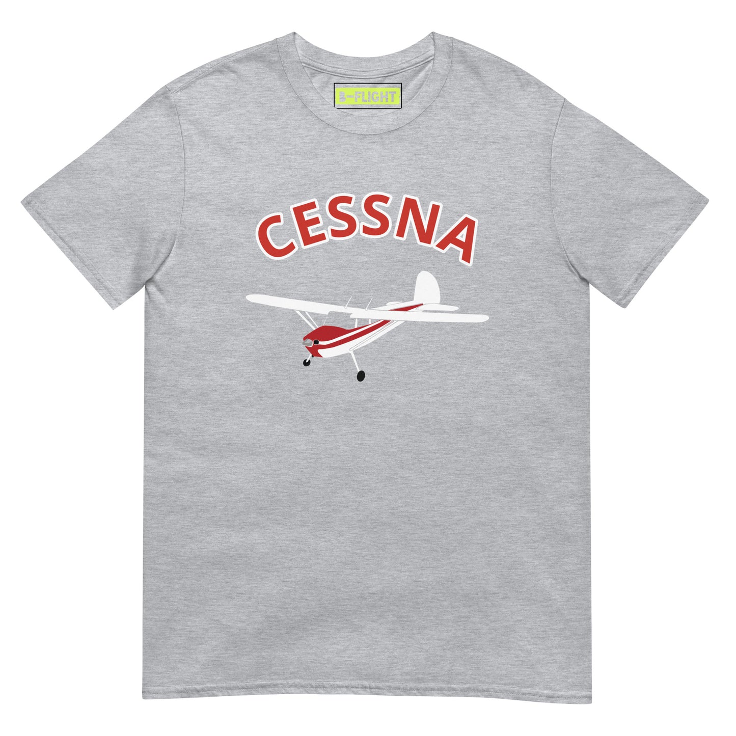 CESSNA 140 white - red aircraft Classic fit Men's aviation tee.