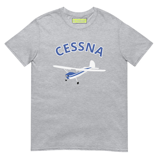 CESSNA 140 white - blue aircraft Classic fit Men's aviation tee.
