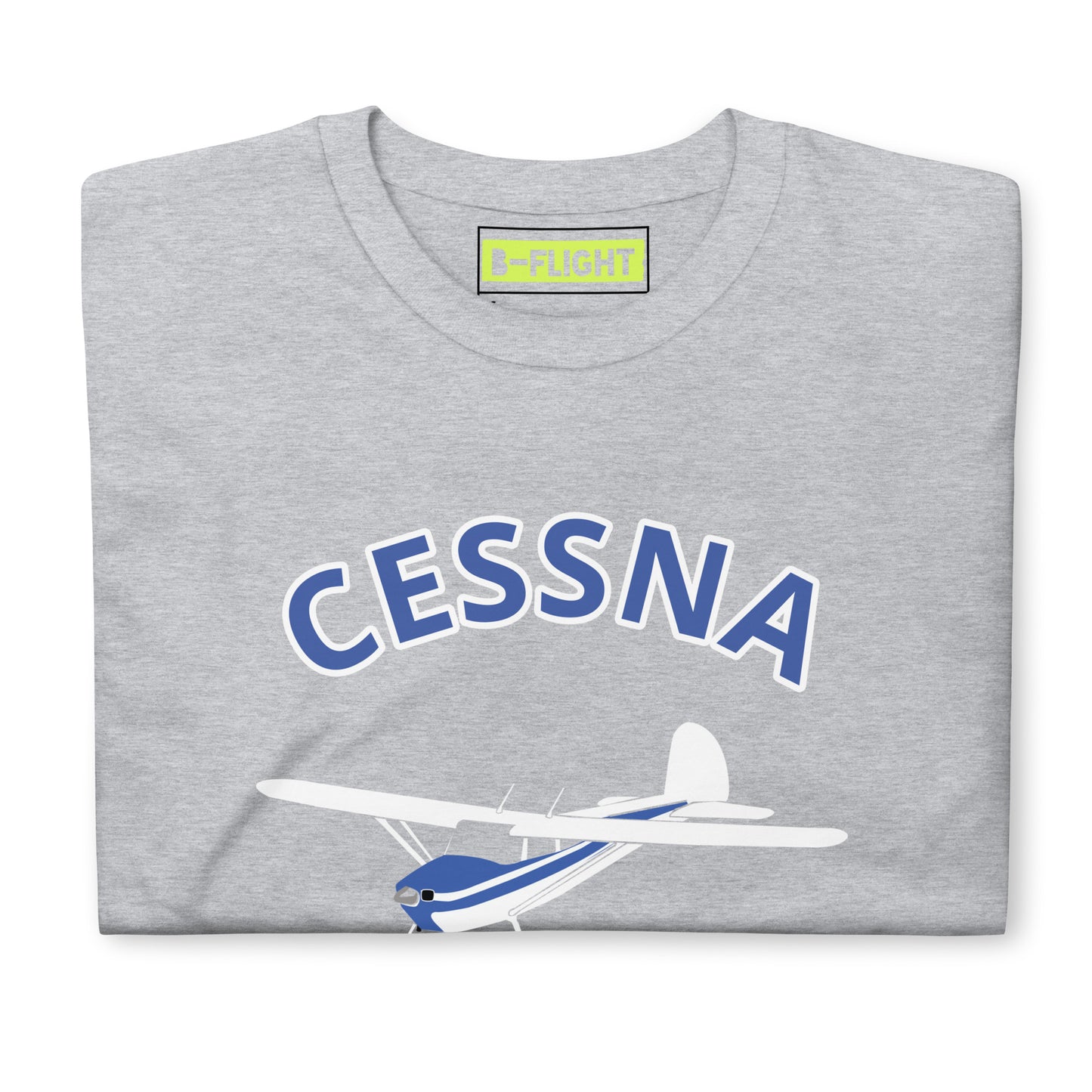 CESSNA 140 white - blue aircraft Classic fit Men's aviation tee.