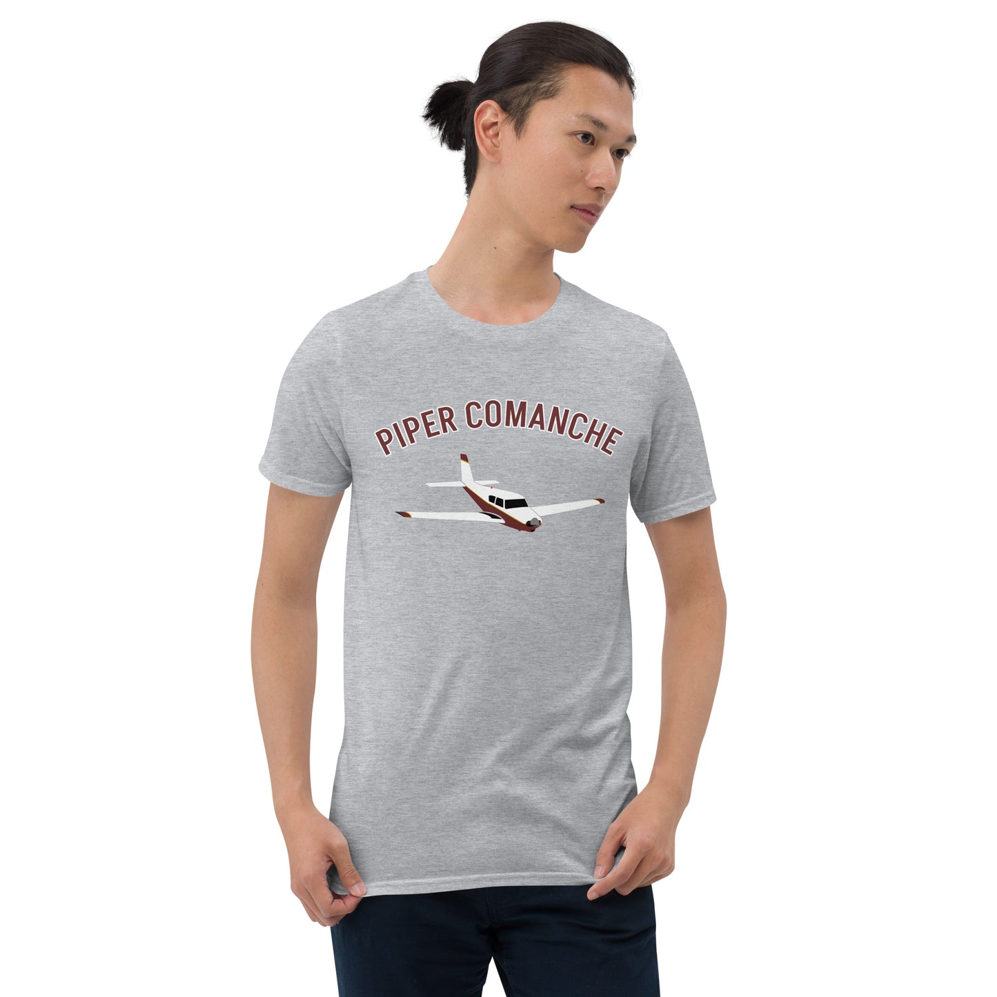 PIPER COMANCHE  aviation graphic classic fit soft style Short-Sleeve Unisex T-Shirt