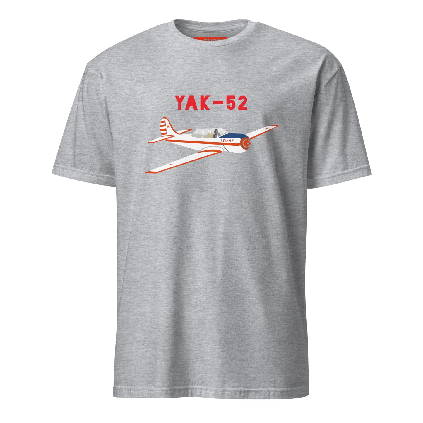 Yak-52 Printed Short-Sleeve Unisex aviation T-Shirt