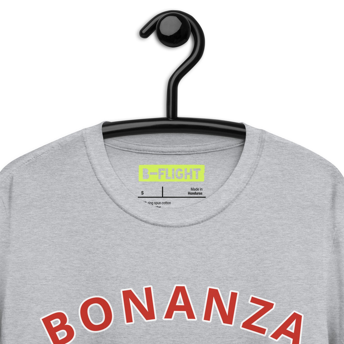 BONANZA A36  White with Stripe Graphic Short-Sleeve Unisex classic fit aviation T-Shirt.