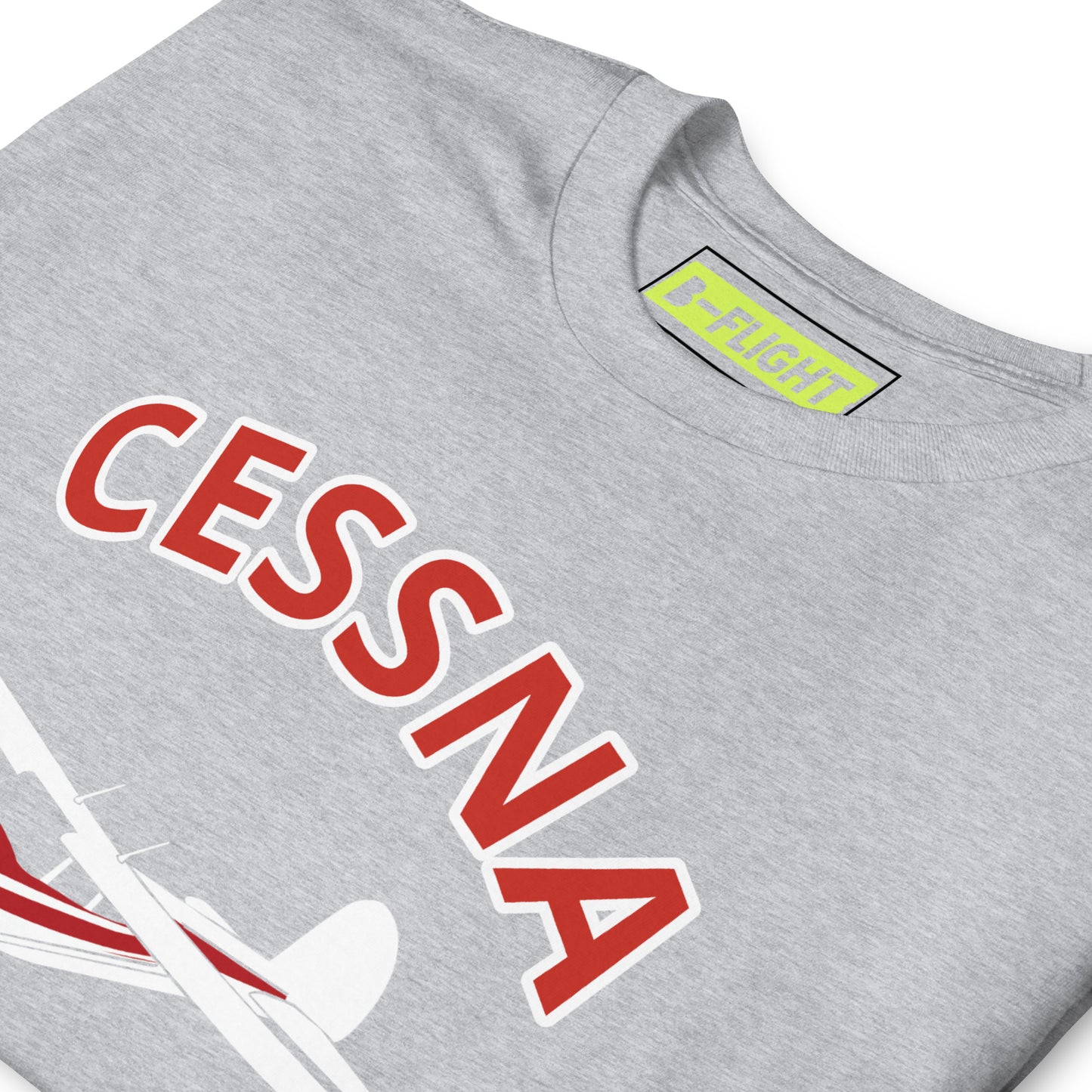 CESSNA 140 white - red aircraft Classic fit Men's aviation tee.