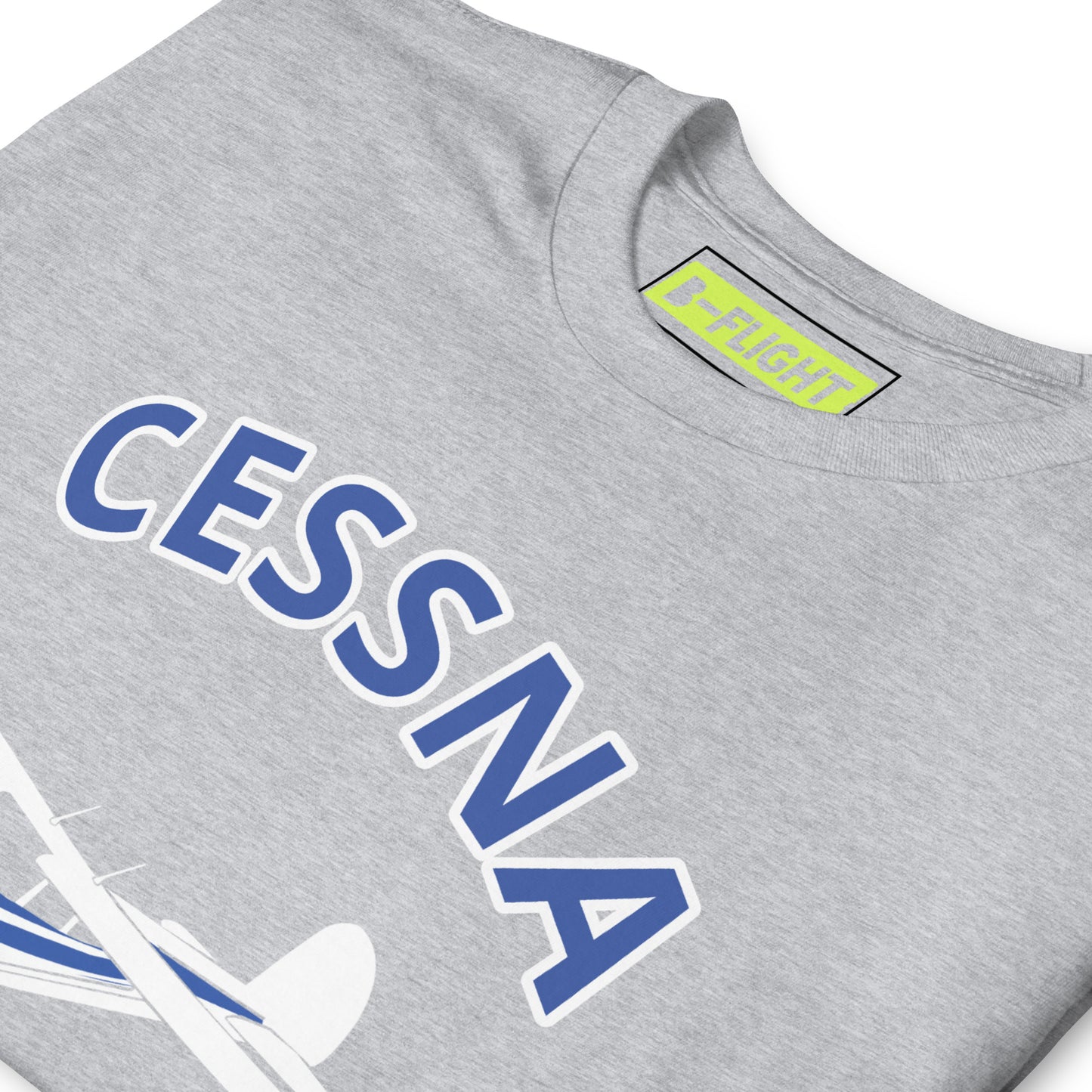 CESSNA 140 white - blue aircraft Classic fit Men's aviation tee.