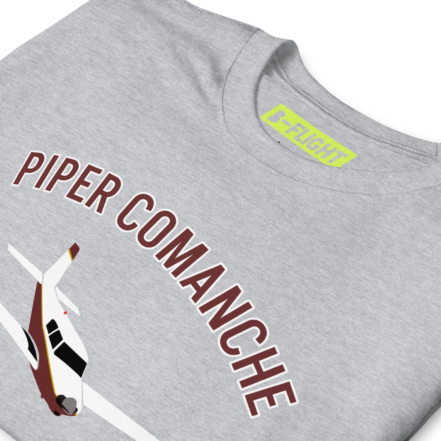 PIPER COMANCHE  aviation graphic classic fit soft style Short-Sleeve Unisex T-Shirt