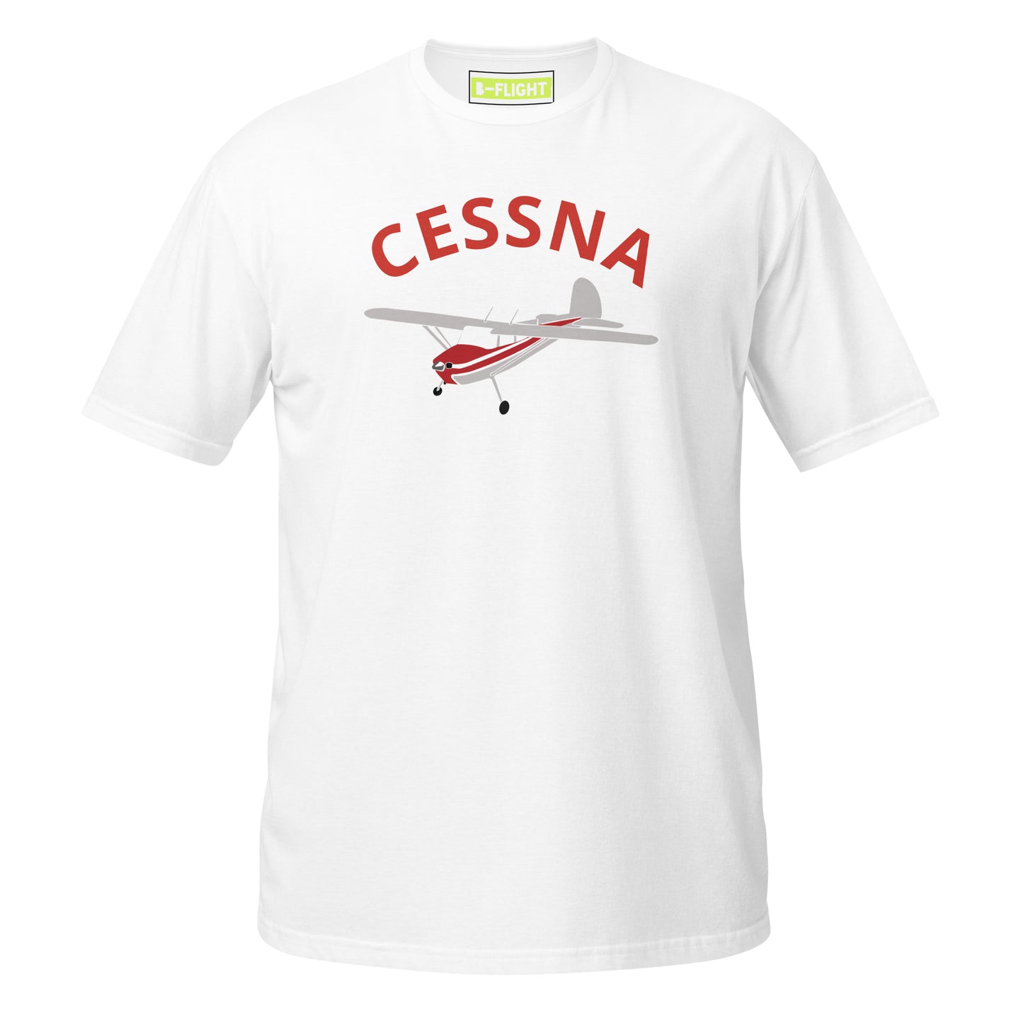 CESSNA 140 Polished-red airplane soft Short-Sleeve Unisex T-Shirt