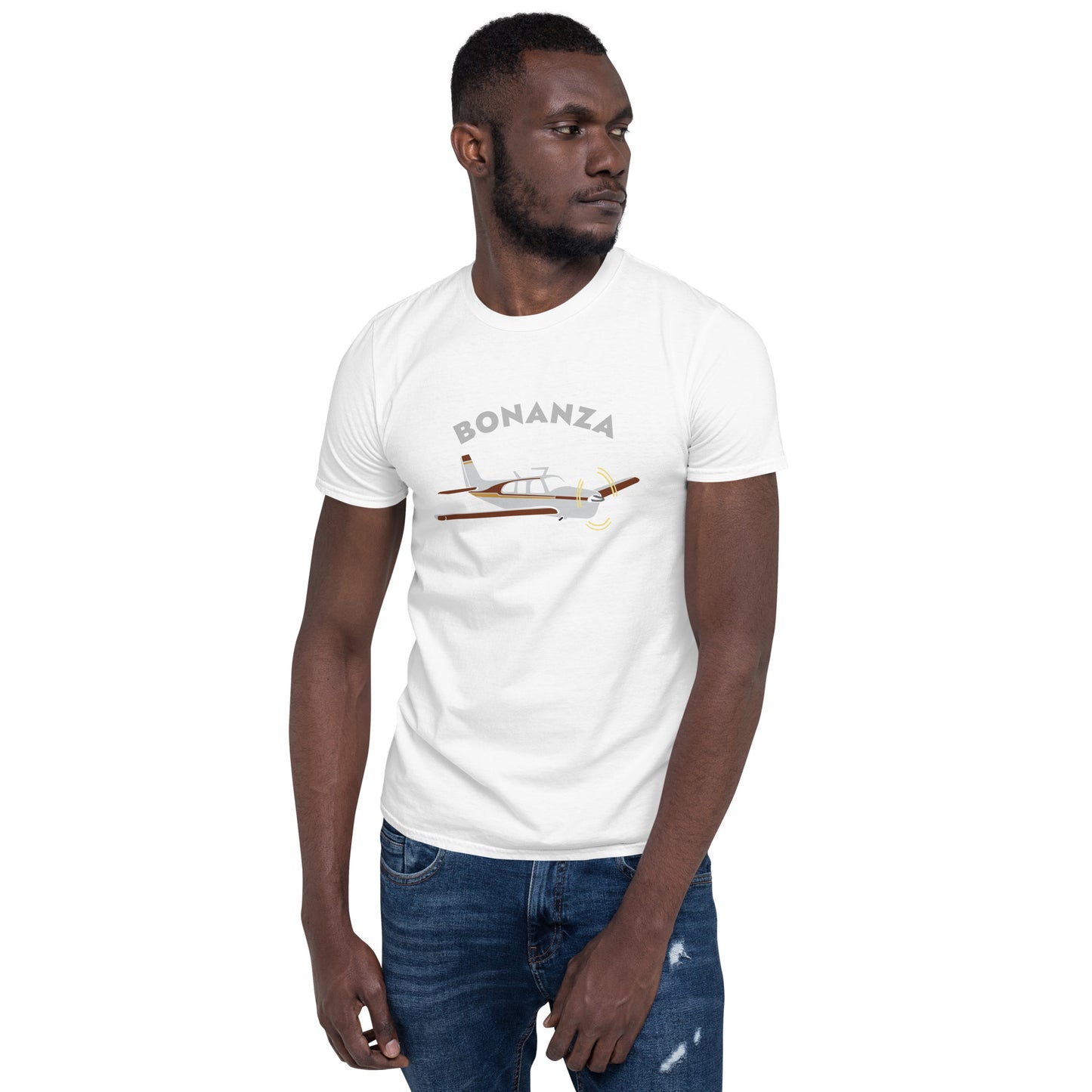 BONANZA F33 Graphic Short-Sleeve Unisex classic fit aviation T-Shirt