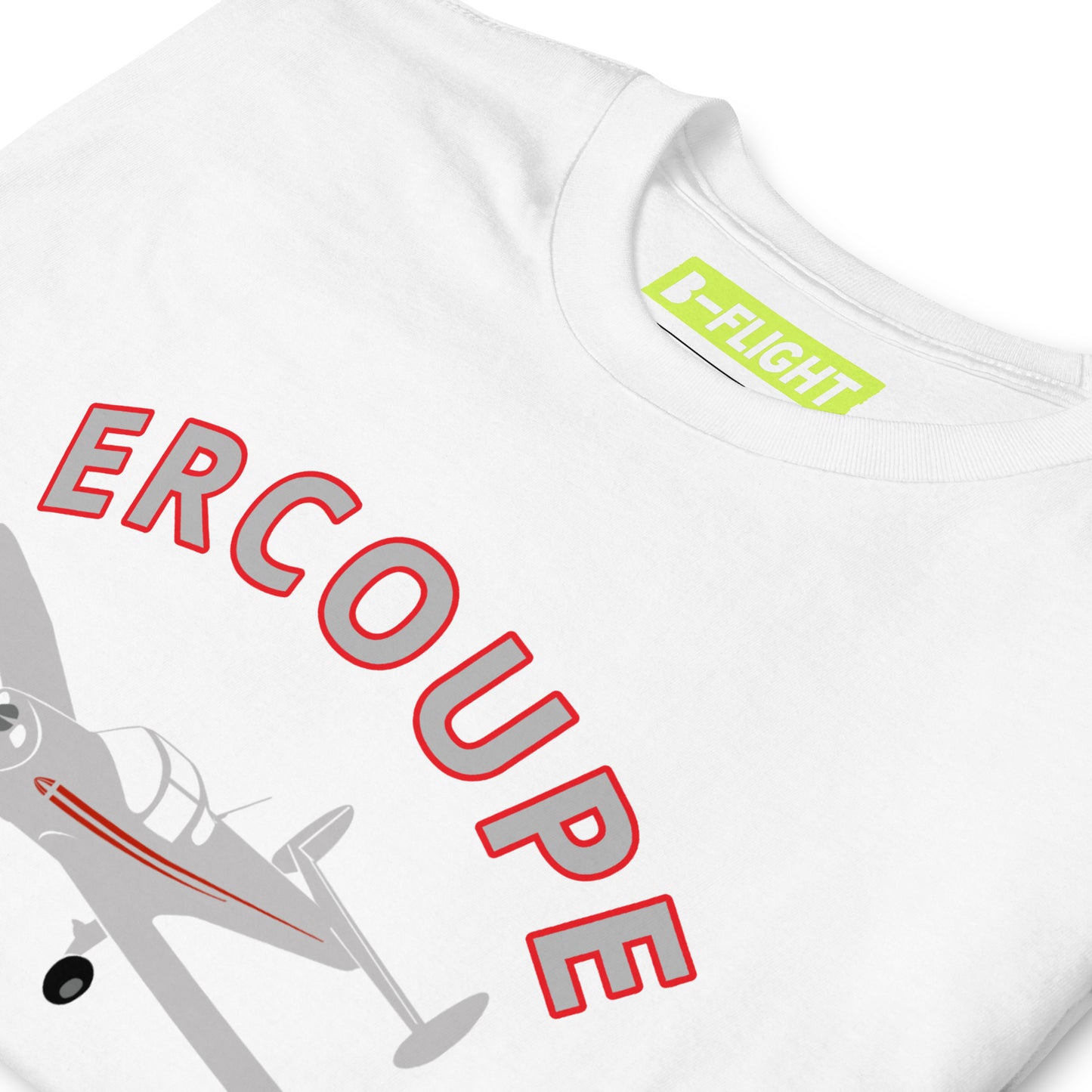 ERCOUPE Printed Short-Sleeve Unisex Classic Fit Aviation T-Shirt