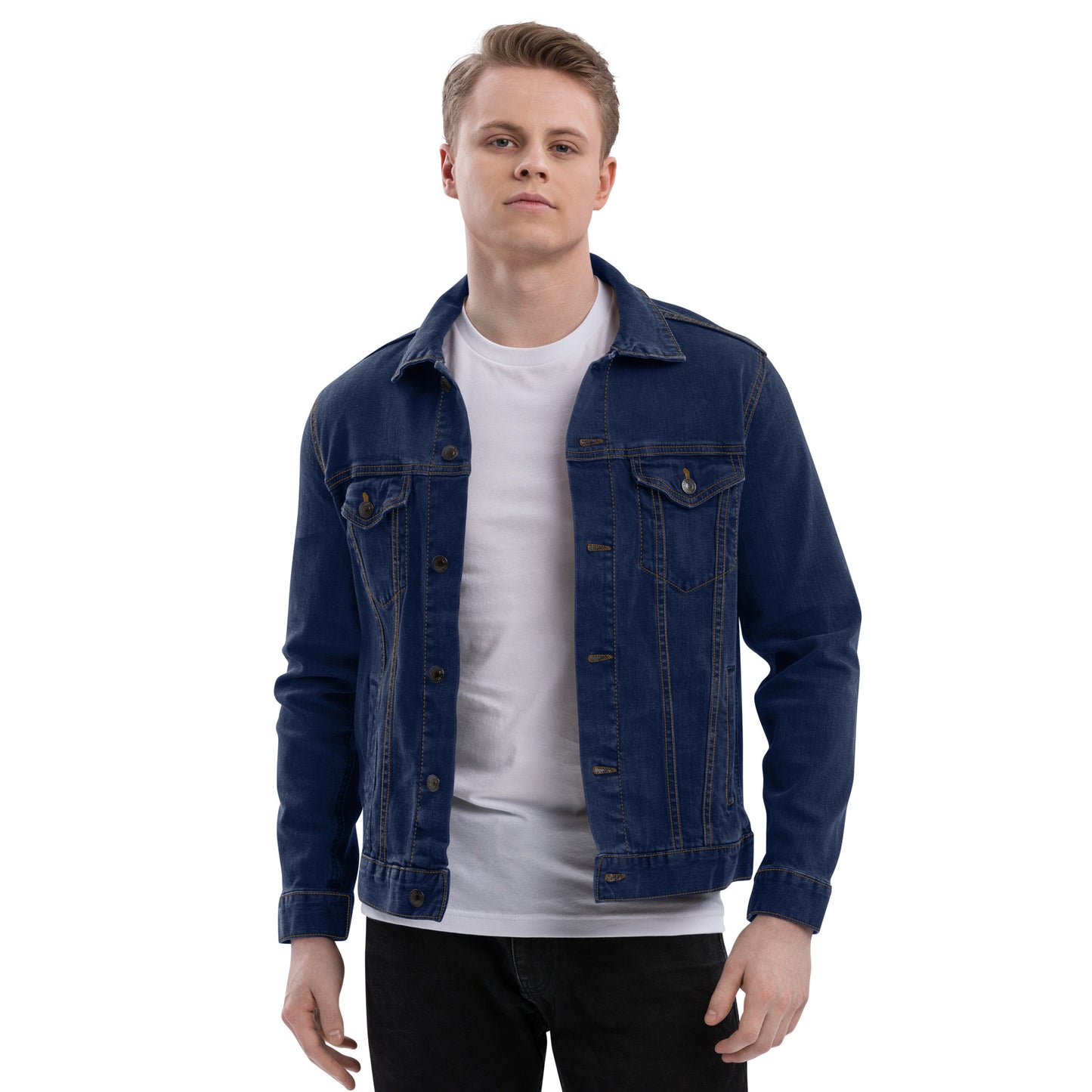 VTAIL BONANZA embroidered  back aircraft design Timeless Denim Classic Jacket