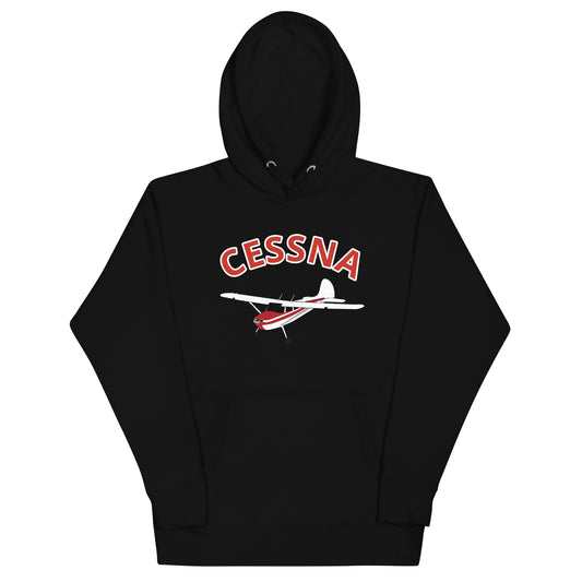 CESSNA 170 Polished-red airplane cozy unisex Hoodie