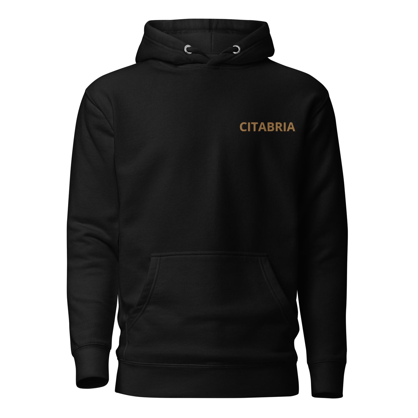 CITABRIA maroon - tan Back Print with front embroidery CUSTOM N Number Unisex Hoodie