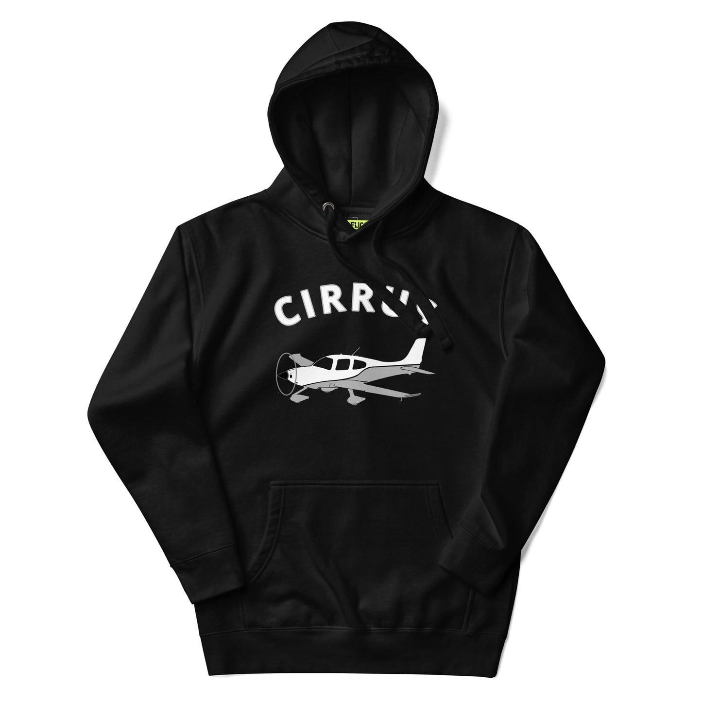 CIRRUS grey-white - cozy Unisex Hoodie. Classic fit for men and women.