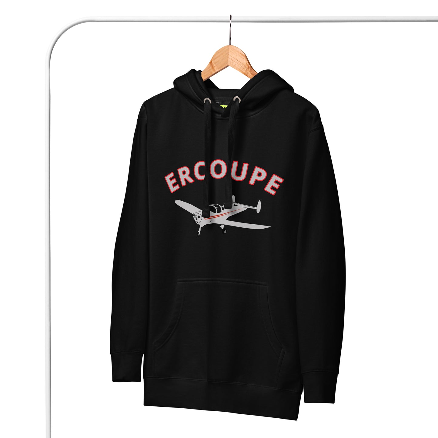 ERCOUPE exclusive aircraft graphic - cozy Unisex Hoodie. Classic fit for men and women