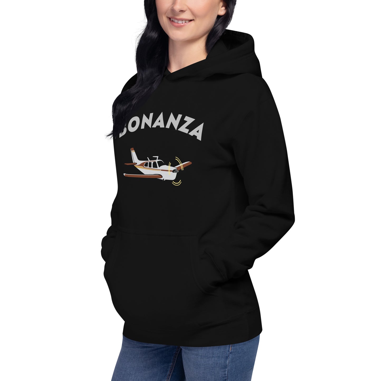 BONANZA F33 exclusive aircraft graphic - cozy Unisex Hoodie