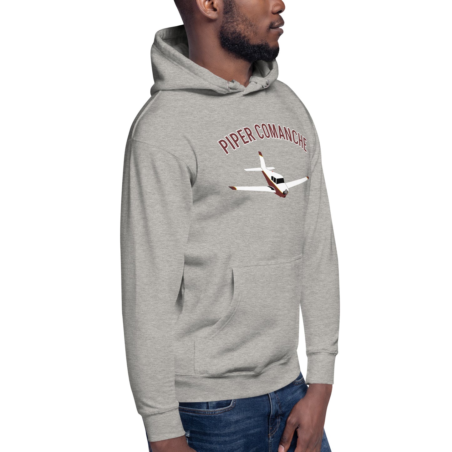 PIPER COMANCHE exclusive aircraft graphic - cozy Unisex Hoodie. Classic fit for men and women.