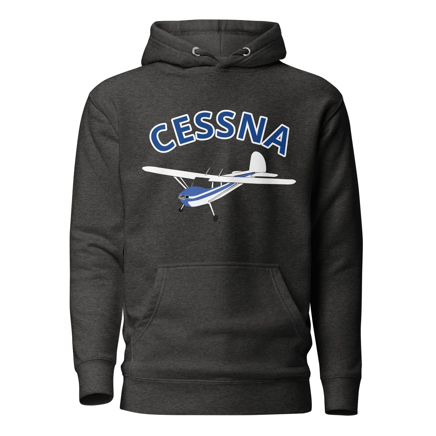 CESSNA 140 White-blue aircraft cozy Unisex Hoodie