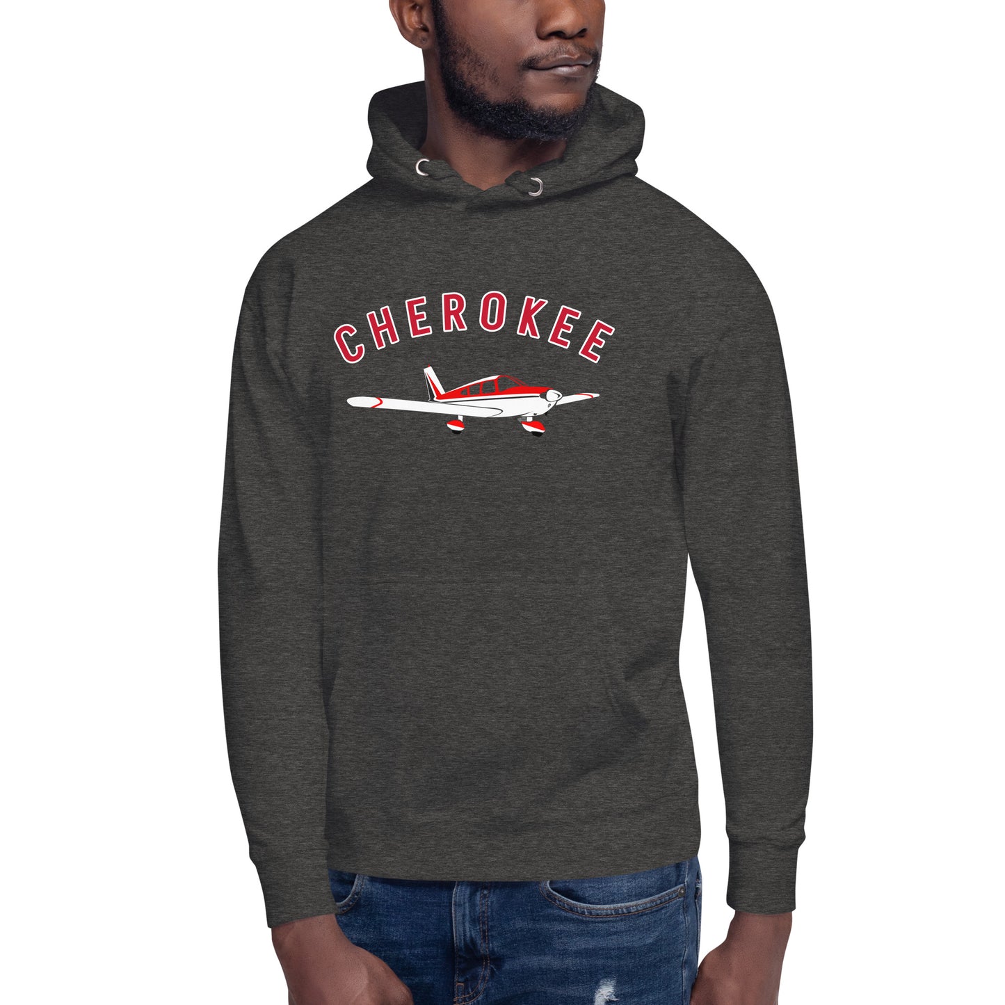 CHEROKEE exclusive aircraft graphic - cozy Unisex Hoodie. Classic fit for men and women.