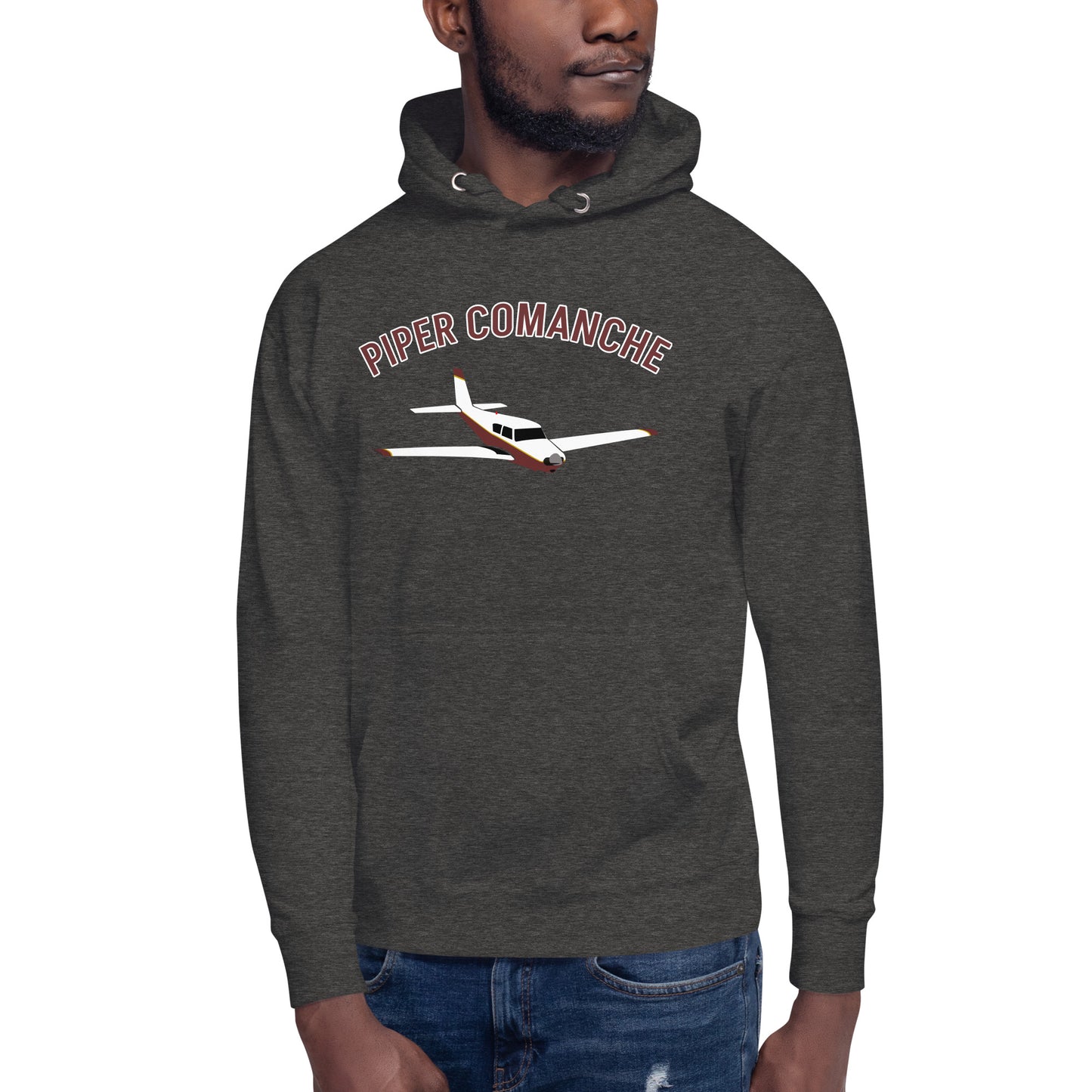 PIPER COMANCHE exclusive aircraft graphic - cozy Unisex Hoodie. Classic fit for men and women.